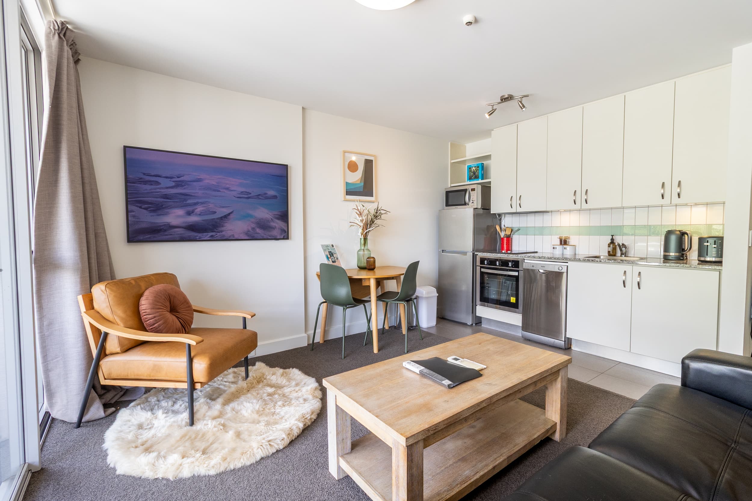 Open-plan living area